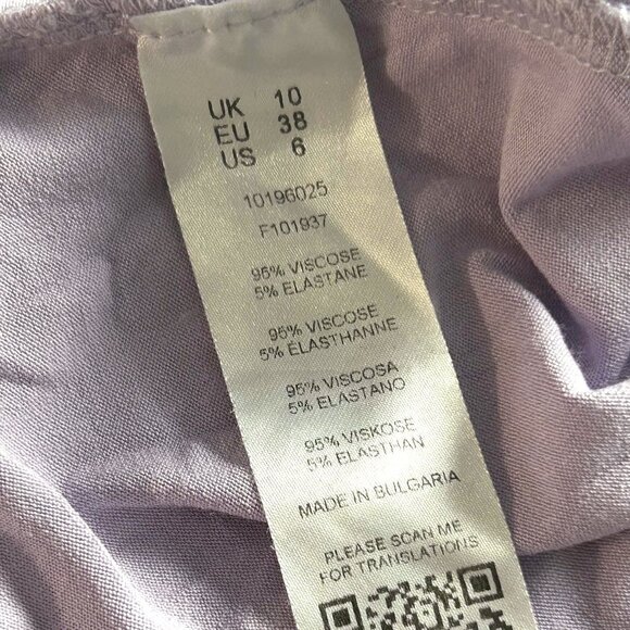 ASOS Design Lilac Crop Cami with Ruched Front and Spaghetti Straps - Picture 5 of 8